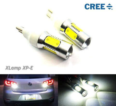 2 pieces of T15 955 921 912 906 W16W CREE XP-E LED Projector Light bulb 11W white