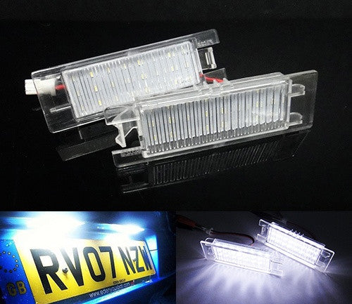 LED License Number Plate Light OEM Replacement kit Opel Vauxhall Corsa C D Astra H J