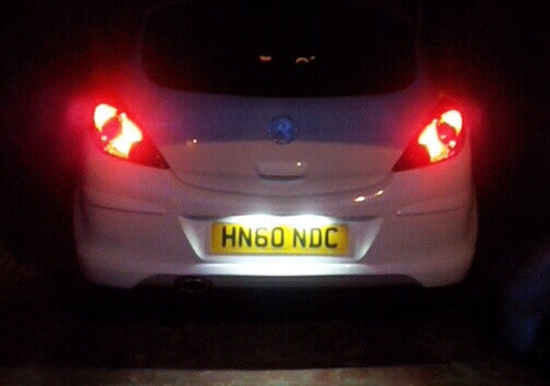 LED License Number Plate Light OEM Replacement kit Opel Vauxhall Corsa C D Astra H J