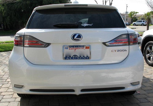 2x LED Bumper Reflector Clear lens Tail Brake Light Red Backup lamp White 2011+ CT200h Corolla