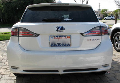 2x LED Bumper Reflector Clear lens Tail Brake Light Red Backup lamp White 2011+ CT200h Corolla