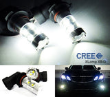 2 pieces of 9005 HB3 9145 H10 9140 10X CREE XB-D LED Projector Light bulb 50W white