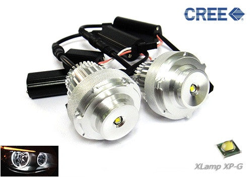 BMW Xenon white 10W CREE LED Angel Eyes / Halo Ring replacement Light / Lamp bulb white E60 E61