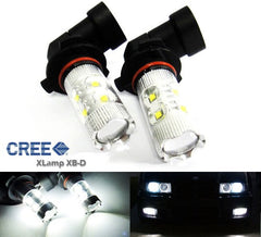 2 pieces of 9006 HB4 10X CREE XB-D LED Projector Light bulb 50W white