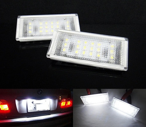 LED License Number Plate Light lamp OEM replacement kit BMW E46 2D 04-06
