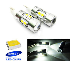 2 pieces of 10 SAMSUNG 2835 SMD LED 501 T10 168 194 2825 W5W wedge Light bulb white