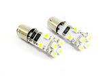 2 pieces of 8 SMD LED No Error 233 BA9s T4W Light bulb white