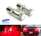 2 pieces of 15 SAMSUNG High Power 2835 SMD LED 567 PR21/5W 380R BAW15d 780 Light bulb 15W red