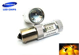 2 pieces of 15 SAMSUNG High Power 2835 SMD LED 382 1156 7506 BA15s P21W Light bulb 15W amber