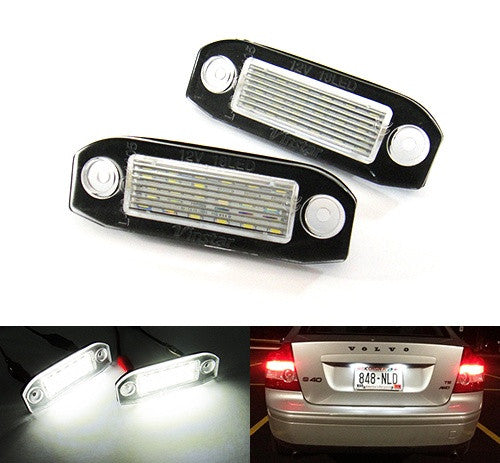 LED License Number Plate Light lamp OEM Replacement kit Volvo C70 S40 S60 V70 XC90
