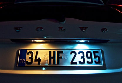 LED License Number Plate Light lamp OEM Replacement kit Volvo C70 S40 S60 V70 XC90